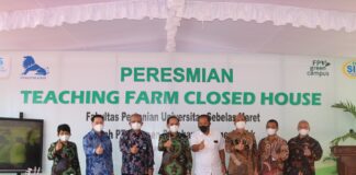Kolaborasi antara CPI dan UNS melahirkan Teaching Farm Closed House