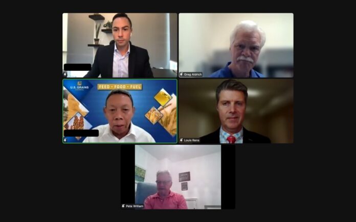 Webinar US Grain Council tentang nilai gizi dan karakteristik nutrisi dari bahan baku pakan alternatif.