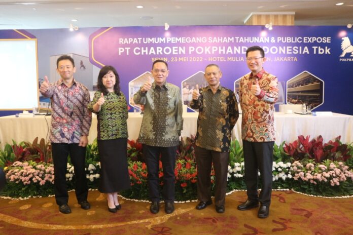 RUPS PT Charoen Pokphand Indonesia, Tbk. terselenggara secara hybrid (daring dan luring) dengan memberlakukan protokol kesehatan yang ketat bagi yang hadir secara luring.