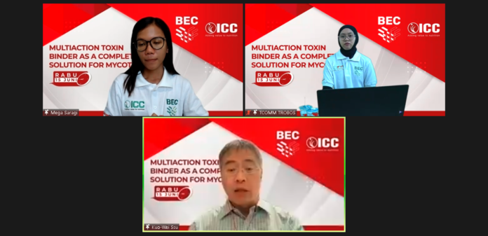Pada webinar ini, juga dilakukan peluncuran produk MegaFix sebagai pengikat mikotoksin untuk merespon tantangan akut yang disebabkan oleh mikotoksin.